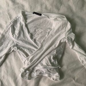 brandy melville wrap top